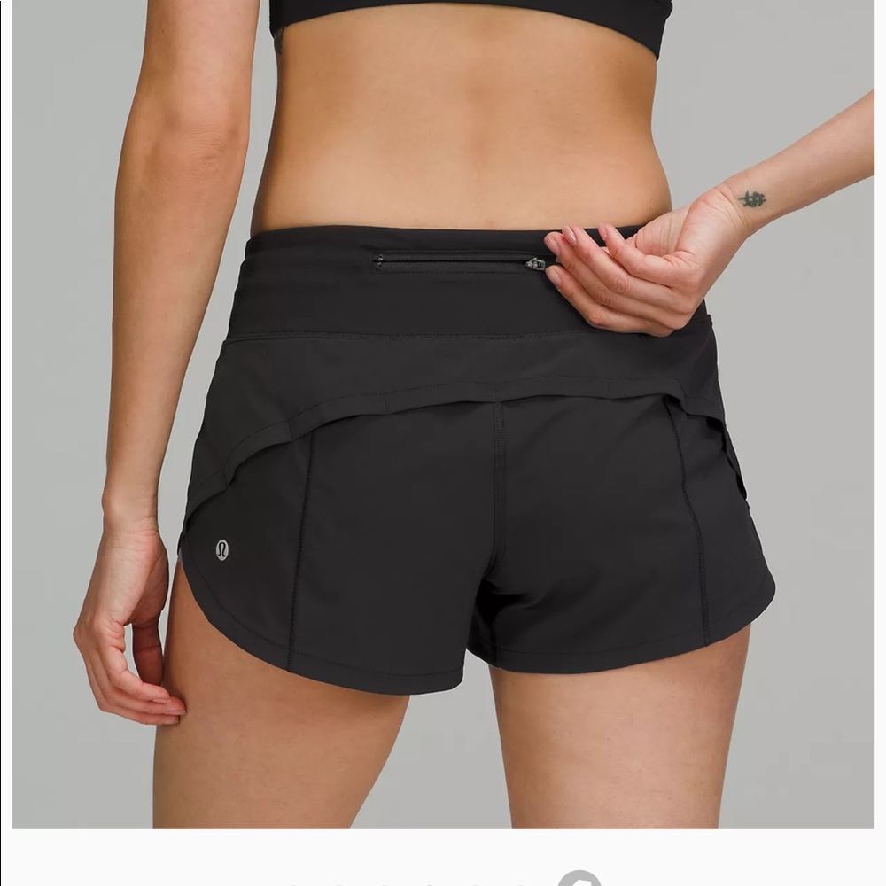 Lululemon Green/Blue pattern Running Shorts